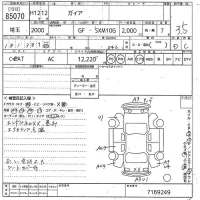 Toyota GAIA лот № 85070 оценка 3.5  с аукциона в Японии 11