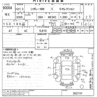 Suzuki CHEVROLET MW лот № 90004 оценка 3.5  с аукциона в Японии 10