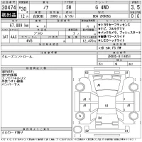 Toyota NOAH лот № 30474 оценка 3.5  с аукциона в Японии 9