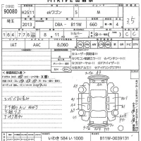 Mitsubishi EK WAGON лот № 90080 оценка 3.5  с аукциона в Японии 10