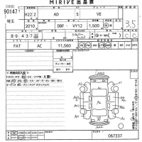 Nissan AD лот № 90147 оценка 3.5  с аукциона в Японии 10