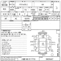 Mitsubishi PAJERO MINI лот № 90148 оценка 3  с аукциона в Японии 10