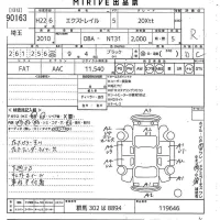 Nissan X-TRAIL лот № 90163 оценка R  с аукциона в Японии 10