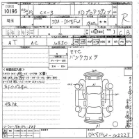 Mazda CX-3 лот № 10196 оценка R  с аукциона в Японии 10