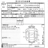 Nissan MARCH лот № 90219 оценка 3.5  с аукциона в Японии 10