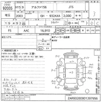 Alfa Romeo 156 лот № 92035 оценка 3  с аукциона в Японии 7