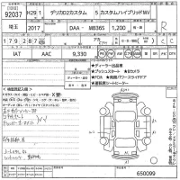 Mitsubishi DELICA D2 лот № 92037 оценка R  с аукциона в Японии 10
