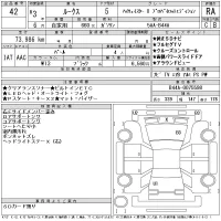 Nissan ROOX лот № 42 оценка RA  с аукциона в Японии 11