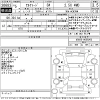 Toyota ALPHARD лот № 30683 оценка 3.5  с аукциона в Японии 11