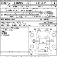 Honda N BOX лот № 3006 оценка 4  с аукциона в Японии 2