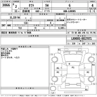 Daihatsu TAFT лот № 3066 оценка 4  с аукциона в Японии 2