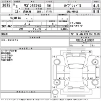 Suzuki WAGON R SMILE лот № 3075 оценка 4.5  с аукциона в Японии 2