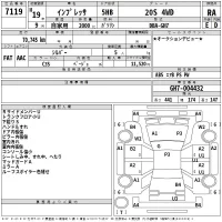 Subaru IMPREZA лот № 7119 оценка RA  с аукциона в Японии 2