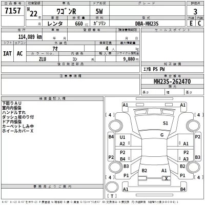 Suzuki WAGON R  с аукциона в Японии