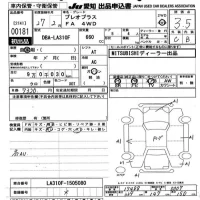 Subaru PLEO PLUS лот № 181 оценка 3.5  с аукциона в Японии 9