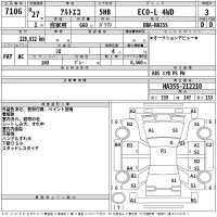 Suzuki ALTO ECO лот № 7106 оценка 3  с аукциона в Японии 2