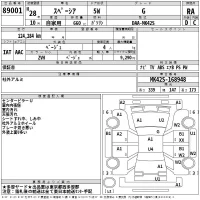 Suzuki SPACIA лот № 89001 оценка RA  с аукциона в Японии 2