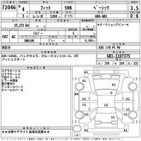 Honda FIT лот № 72046 оценка 3.5  с аукциона в Японии 2