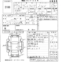 Toyota VELLFIRE лот № 2188 оценка 3.5  с аукциона в Японии 5