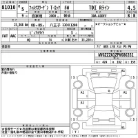 Volkswagen T-ROC лот № 81010 оценка 4.5  с аукциона в Японии 2