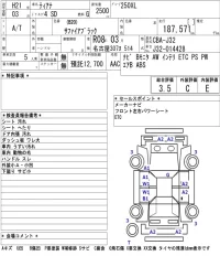 Nissan TEANA лот № 4040 оценка 3.5  с аукциона в Японии 5