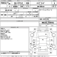Toyota COROLLA AXIO лот № 70032 оценка 3  с аукциона в Японии 2