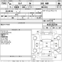 Nissan SERENA лот № 7162 оценка RA  с аукциона в Японии 2