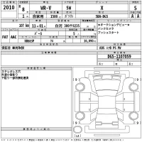 Honda WR-V лот № 2010 оценка 5  с аукциона в Японии 2