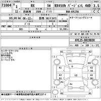 Lexus RX лот № 71004 оценка 3.5  с аукциона в Японии 2