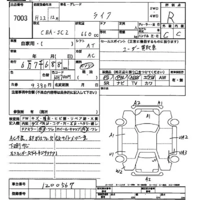 Honda LIFE  с аукциона в Японии