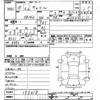 Mazda CAROL  с аукциона в Японии