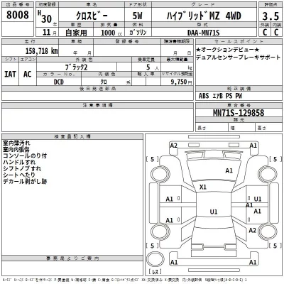 Suzuki XBEE  с аукциона в Японии