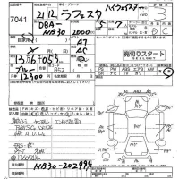 Nissan LAFESTA лот № 7041 оценка 3  с аукциона в Японии 4