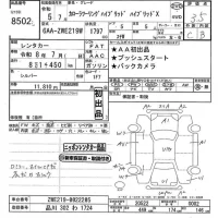 Toyota COROLLA TOURING лот № 8502 оценка 3.5  с аукциона в Японии 11