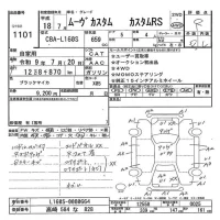 Daihatsu MOVE лот № 1101 оценка R  с аукциона в Японии 7