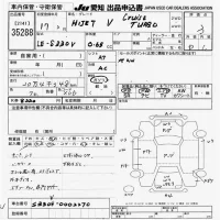 Daihatsu HIJET VAN лот № 35288 оценка 3  с аукциона в Японии 9