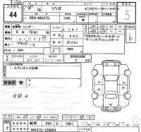 Suzuki SOLIO лот № 44 оценка 5  с аукциона в Японии 2