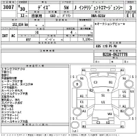 Nissan DAYZ лот № 3007 оценка 3  с аукциона в Японии 2