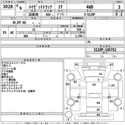 Daihatsu HIJET TRUCK  с аукциона в Японии