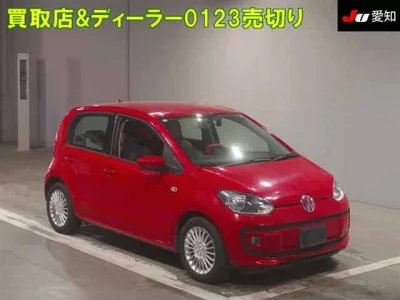 Volkswagen UP  с аукциона в Японии