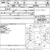Suzuki WAGON R лот № 3040 оценка RA  с аукциона в Японии 2