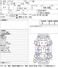 Nissan MARCH лот № 5091 оценка R  с аукциона в Японии 3