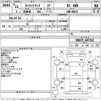 Suzuki CARRY TRUCK лот № 3045 оценка RA  с аукциона в Японии 2