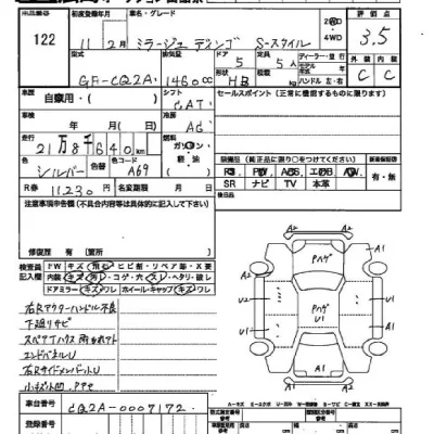 Mitsubishi DINGO  с аукциона в Японии