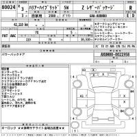 Toyota HARRIER лот № 80024 оценка R  с аукциона в Японии 2