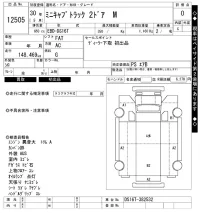 Mitsubishi MINICAB TRUCK лот № 12505 оценка 0  с аукциона в Японии 2