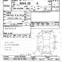 Toyota RAV4 лот № 3034 оценка 3.5  с аукциона в Японии 6