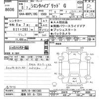 Toyota SIENTA лот № 8606 оценка R  с аукциона в Японии 11