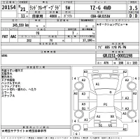 Toyota LAND CRUISER PRADO лот № 20154 оценка 3.5  с аукциона в Японии 2