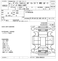 Mitsubishi GALANT FORTIS лот № 10033 оценка 3.5  с аукциона в Японии 9